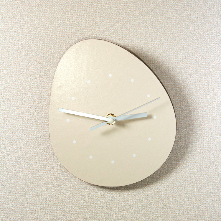 オリジナルウェーブウッド掛け時計