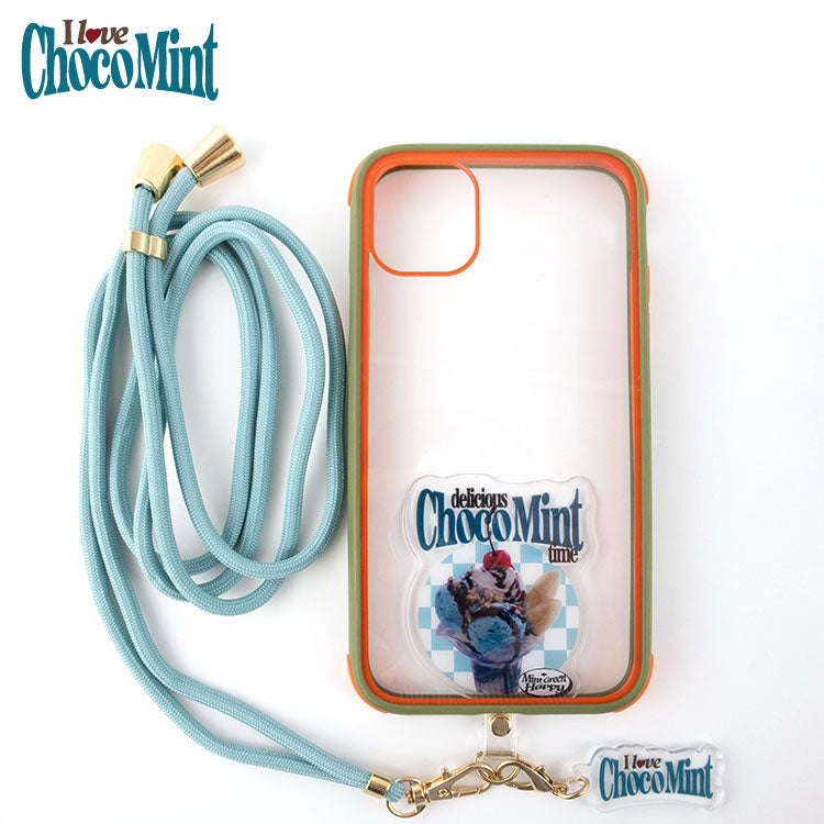チョコミント フォンタブ&スマホショルダー