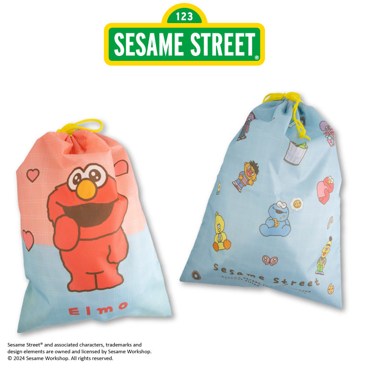 セサミストリート コラボ 巾着2枚セット