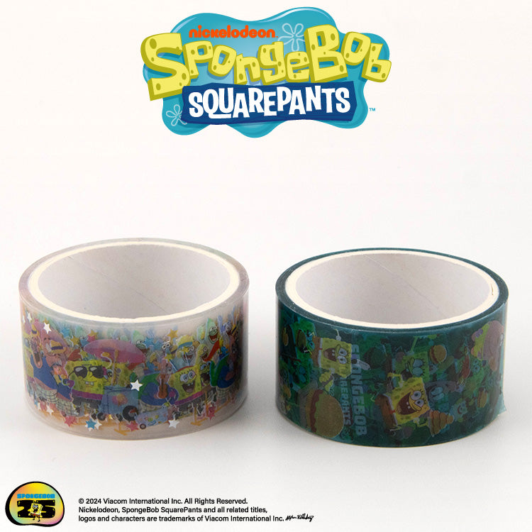 スポンジ・ボブコラボ クリアロールテープ2本セット