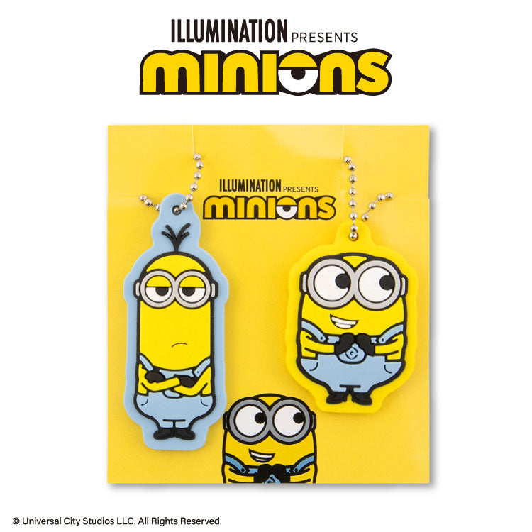 ミニオンズ コラボ ラバーキーホルダー2個セット