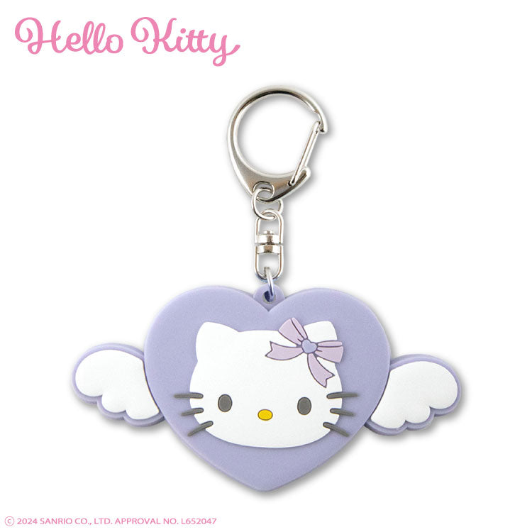ハローキティ 夢みるエンジェルデザイン コラボ ラバーキーホルダー