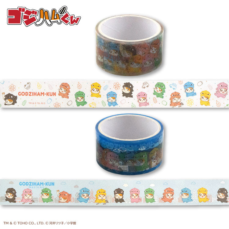 ゴジハムくん コラボ クリアロールテープ2Pセット