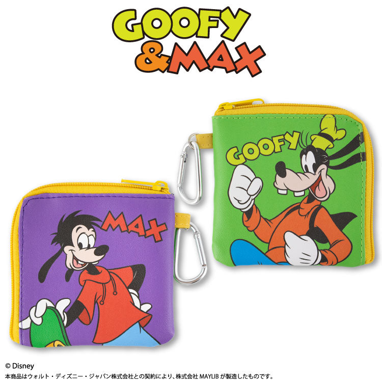 グーフィー&マックス カラビナ付きコインケース