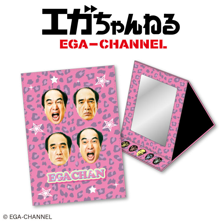 エガちゃんねる コラボ 折り畳みミラー