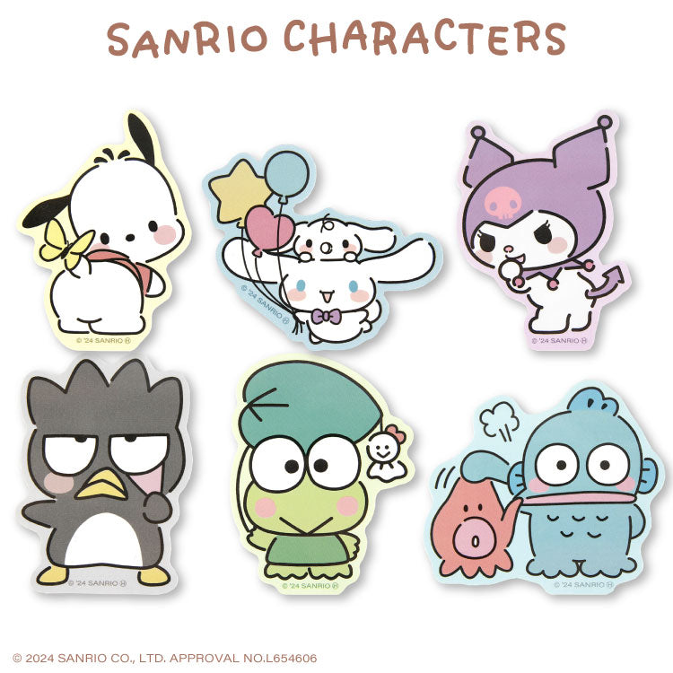 サンリオキャラクターズ コラボ ステッカー ゆるっとシンプル