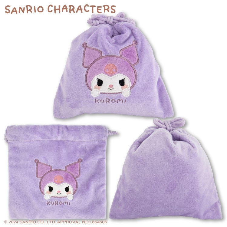 サンリオキャラクターズ コラボ ふわふわ巾着 ゆるっとシンプル