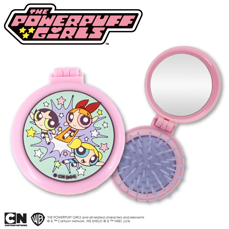 パワーパフ ガールズ コラボ コンパクトヘアブラシ