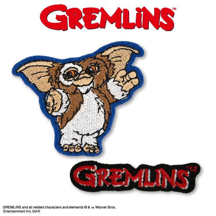 グレムリン コラボ アイロンワッペン2P