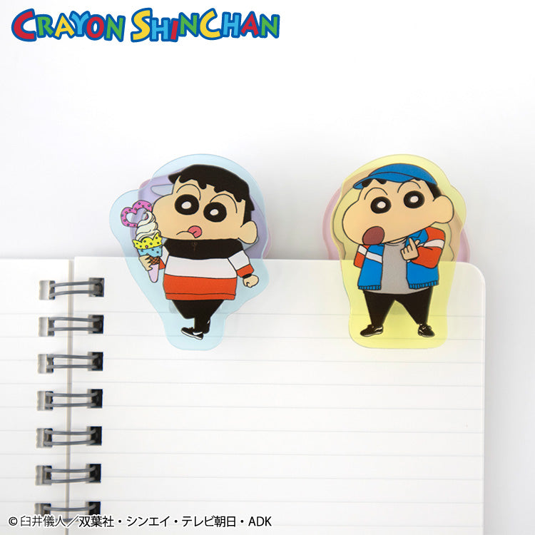 クレヨンしんちゃん コラボ アクリルクリップ2P