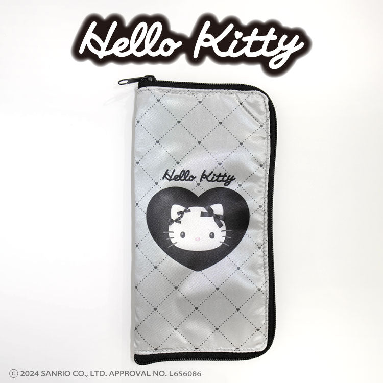 ガーリーモノトーンキティ コラボ ヘアアイロンケース