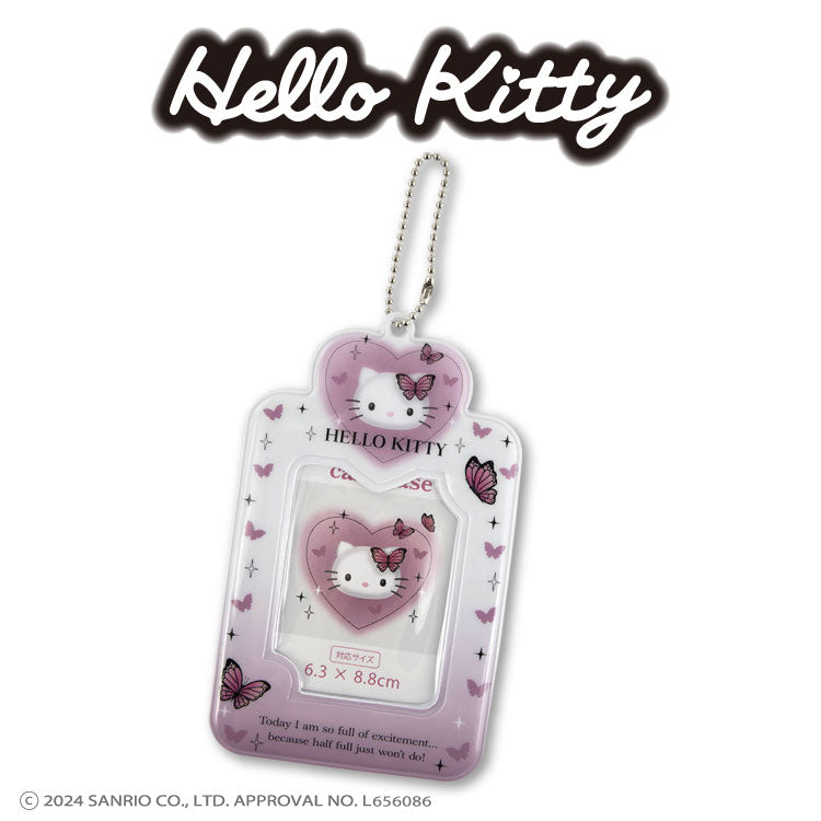 ガーリーモノトーンキティ コラボ カードホルダー