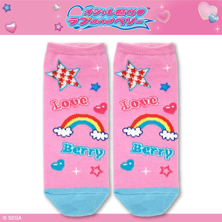 オシャレ魔女?ラブandベリー コラボ アンクルソックス