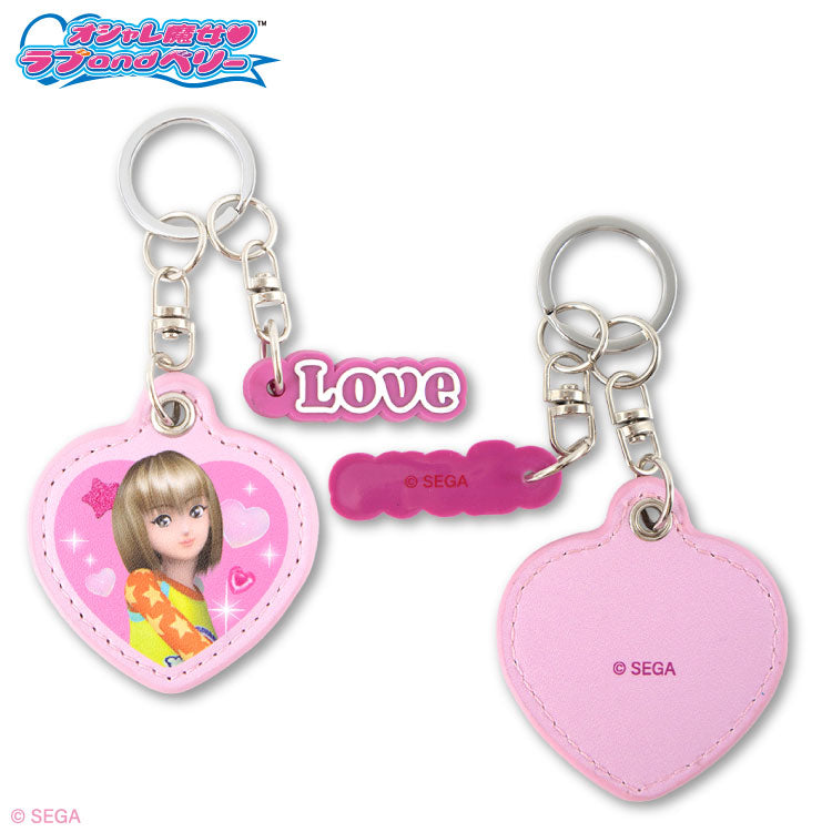 オシャレ魔女?ラブandベリー コラボ レザー調キーホルダー