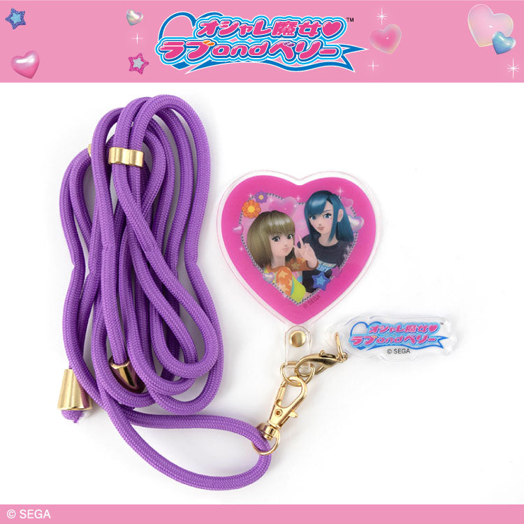 オシャレ魔女?ラブandベリー コラボ フォンタブ&ショルダーストラップ