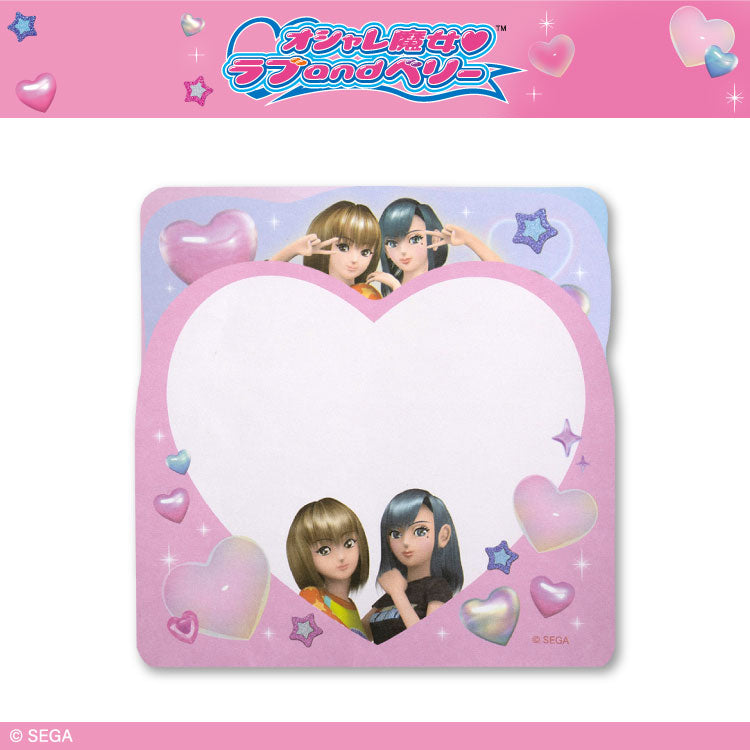 オシャレ魔女?ラブandベリー コラボ ダイカットメモ