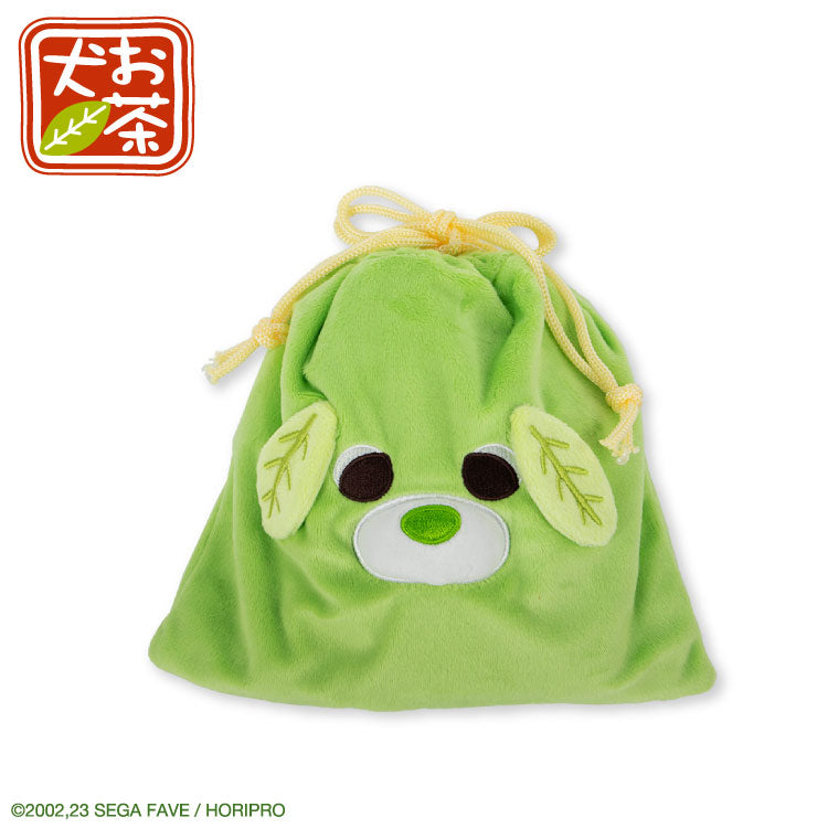 お茶犬 コラボ ふわふわ巾着
