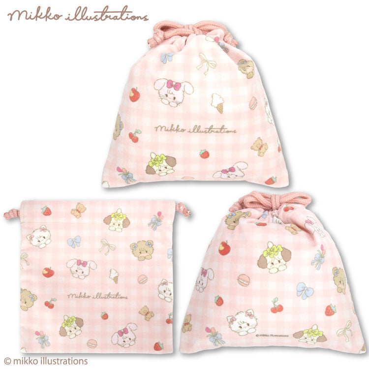 mikko コラボ 巾着(M)