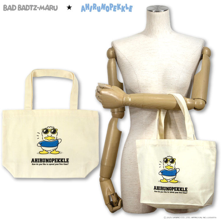 バッドばつ丸&あひるのペックル コラボ ミニトートバッグ