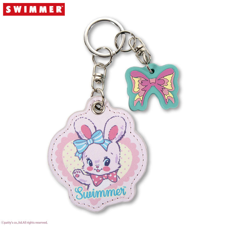 SWIMMER コラボ レザー調キーホルダー