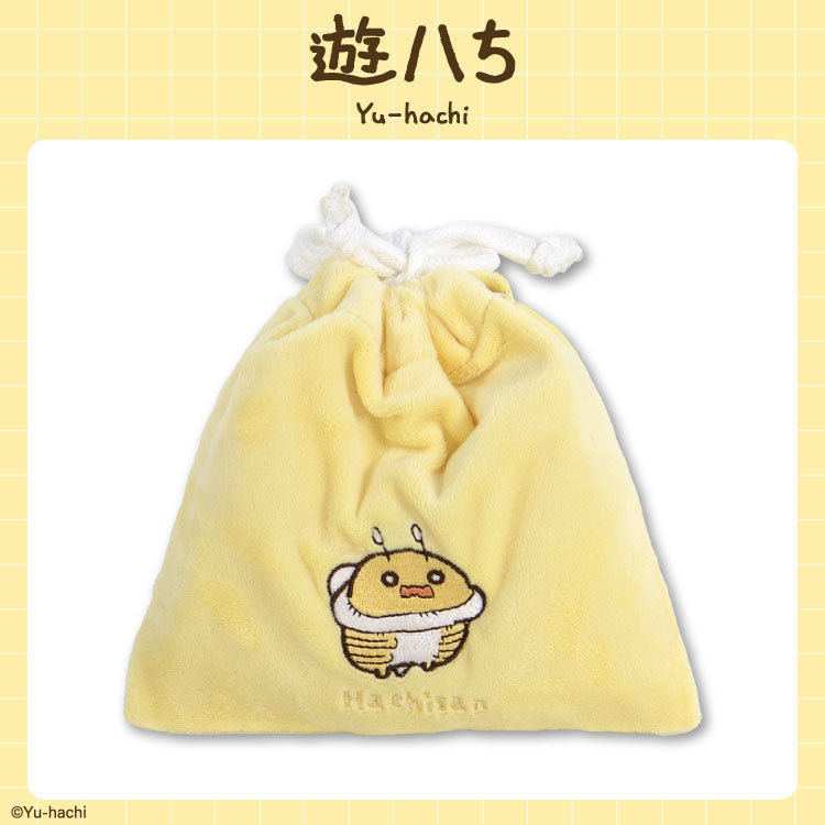 遊ハち コラボ ふわふわ巾着(S)