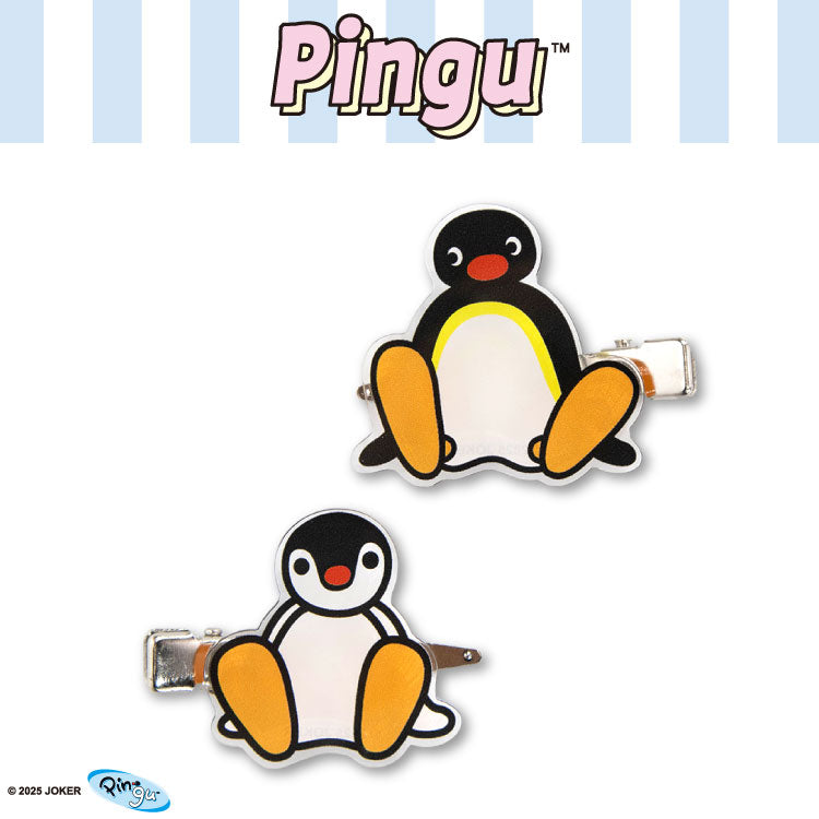 ピングー コラボ アクリル前髪クリップ