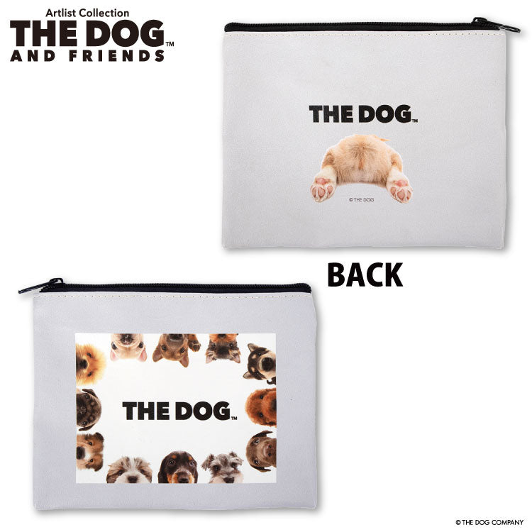 THE DOG コラボ 合皮フラットポーチ