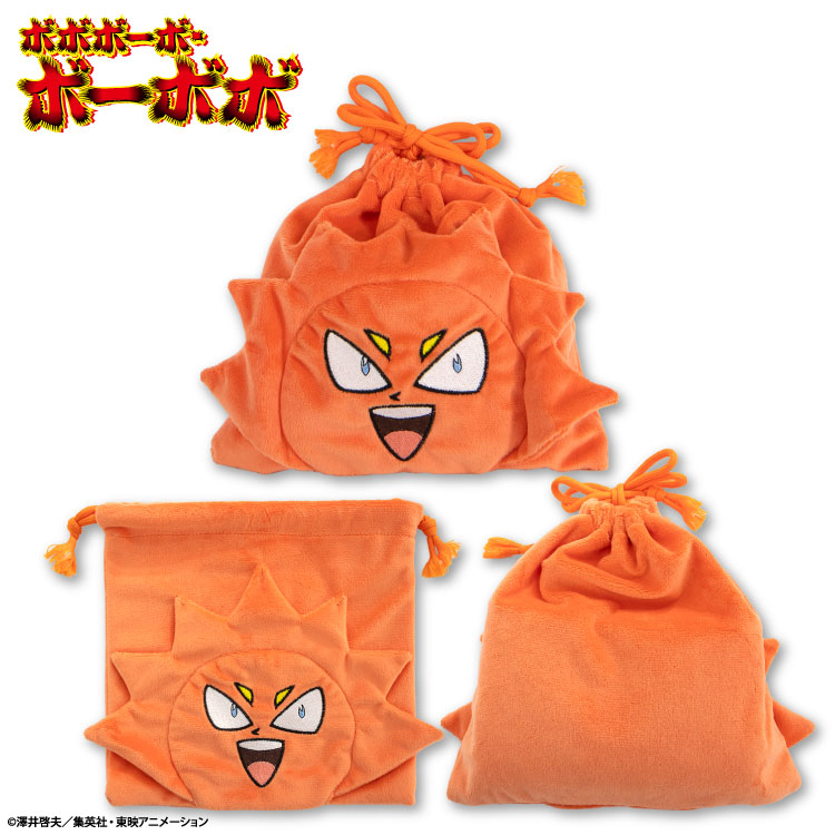 ボボボーボ・ボーボボ コラボ ふわふわ巾着