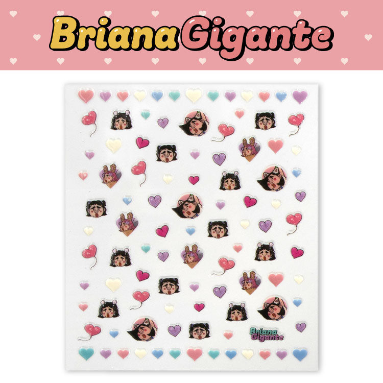 ブリアナ・ギガンテ コラボ ネイルパーツシール