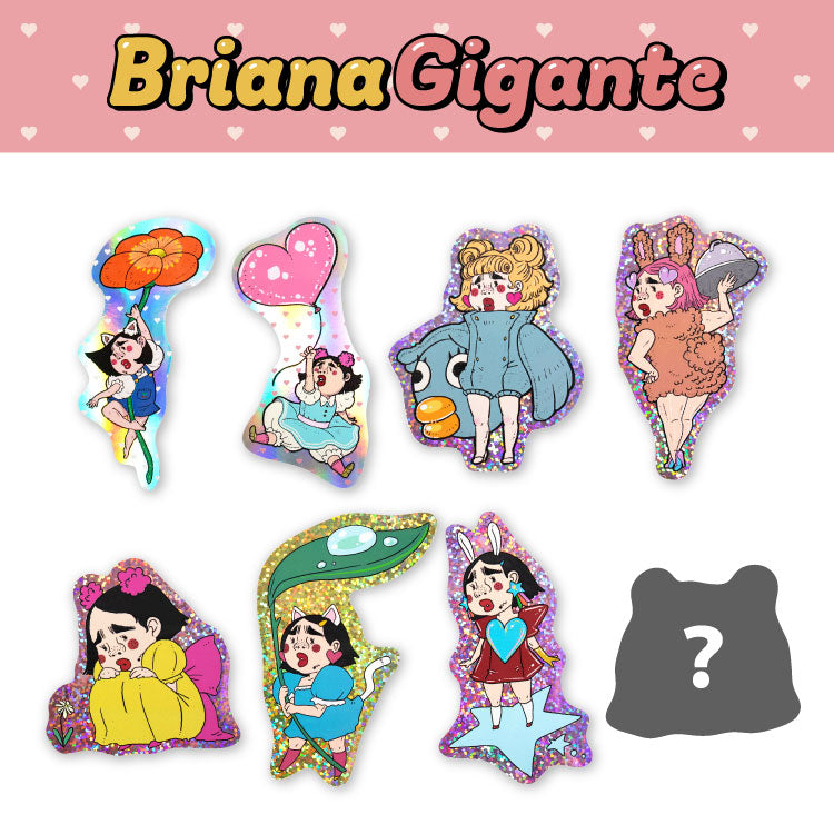 ブリアナ・ギガンテ コラボ ランダムステッカー(ホログラム)