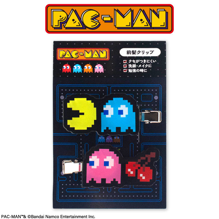 パックマン コラボ アクリル前髪クリップ