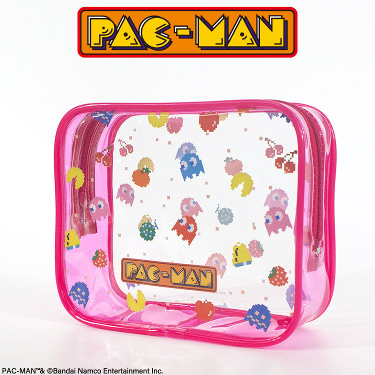パックマン コラボ クリア箱型ポーチ