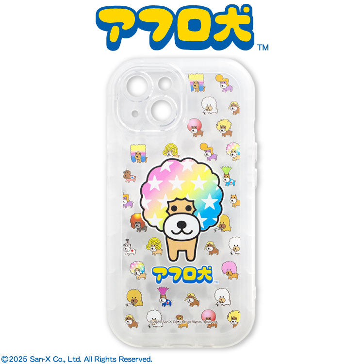 アフロ犬 コラボ iPhone15対応ケース
