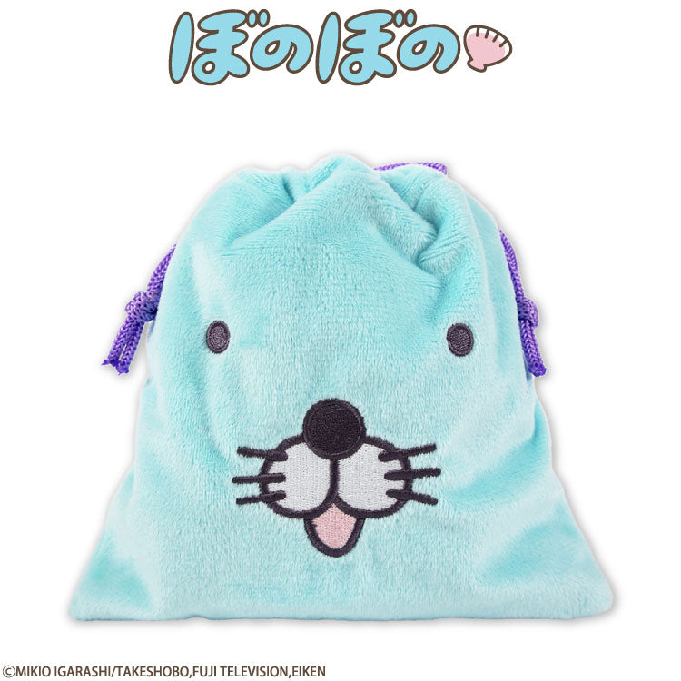 ぼのぼの コラボ ふわふわ巾着(小)