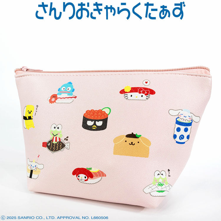 サンリオキャラクターズ お寿司シリーズ コラボ 台形ポーチ