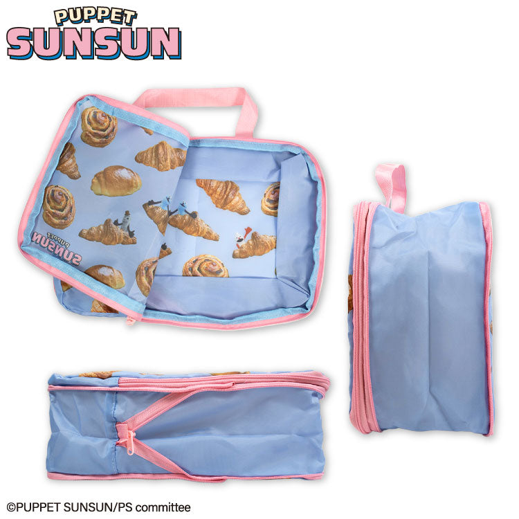 パペットスンスン コラボ 圧縮ポーチ