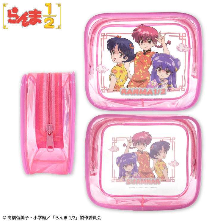 らんま1/2 コラボ クリア箱型ポーチ
