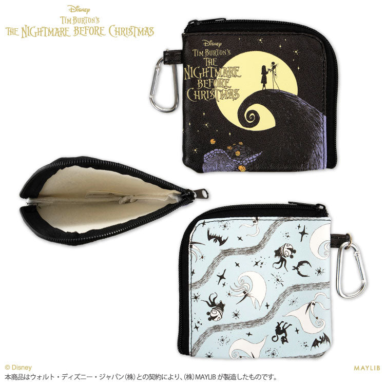 ナイトメアー・ビフォア・クリスマス カラビナ付きコインケース