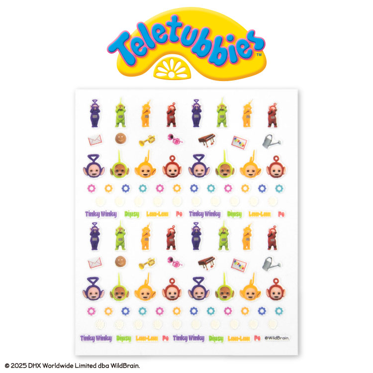 テレタビーズ コラボ ネイルパーツシール