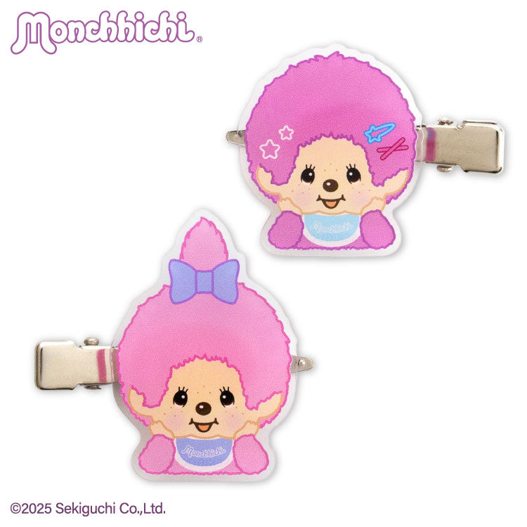 モンチッチ コラボ アクリル前髪クリップ