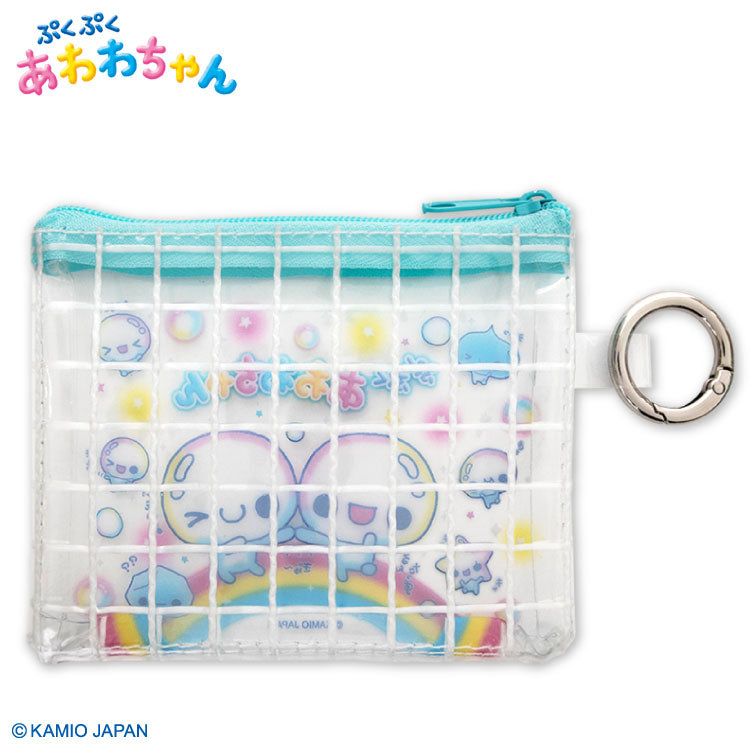 【予約販売】ぷくぷくあわわちゃん コラボ クリアメッシュポーチ