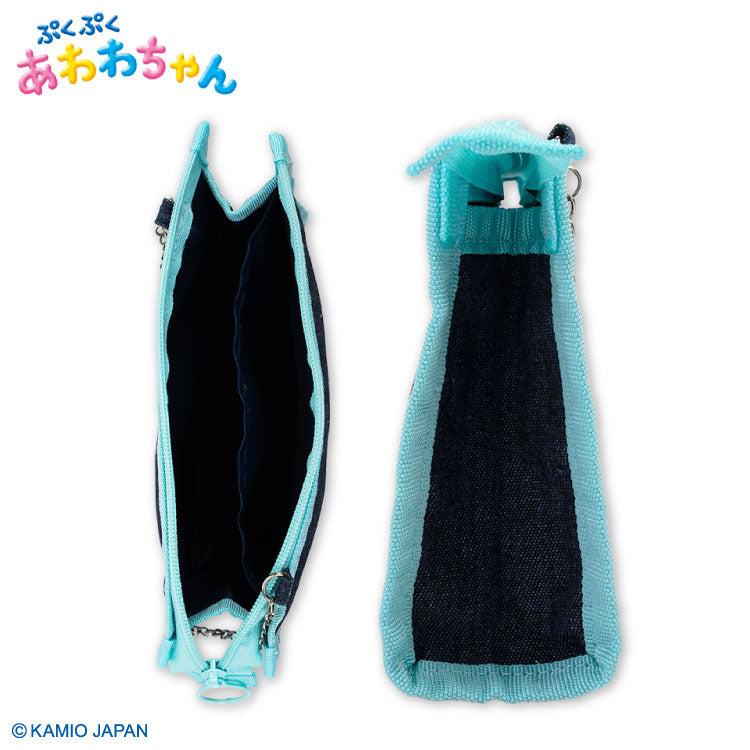 【予約販売】ぷくぷくあわわちゃん コラボ デニムポーチ