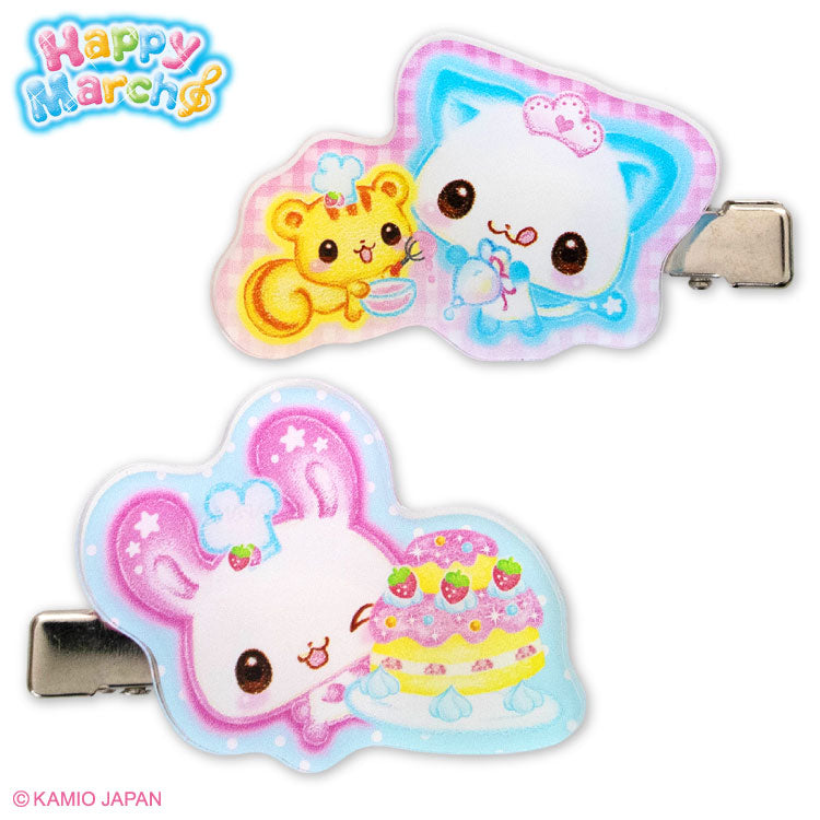 【予約販売】ハッピーマーチ コラボ アクリル前髪クリップ