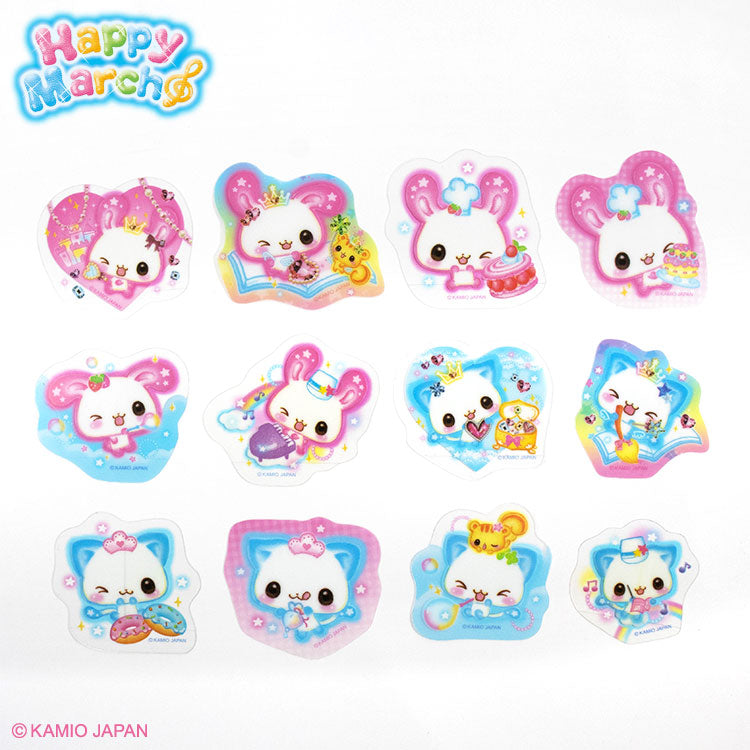 【予約販売】ハッピーマーチ コラボ フレークステッカー