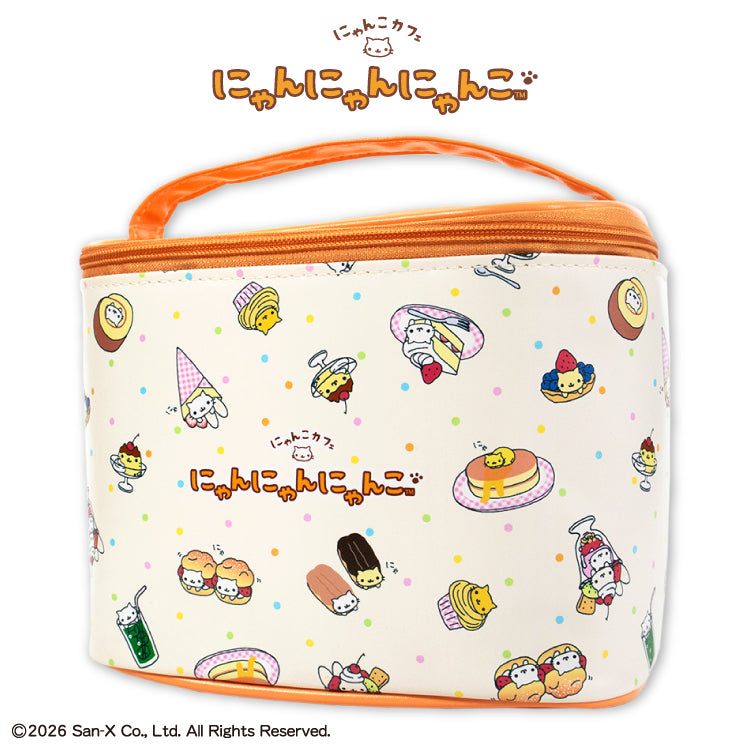二次予約】にゃんにゃんにゃんこ コラボ バニティポーチ – サンキュー