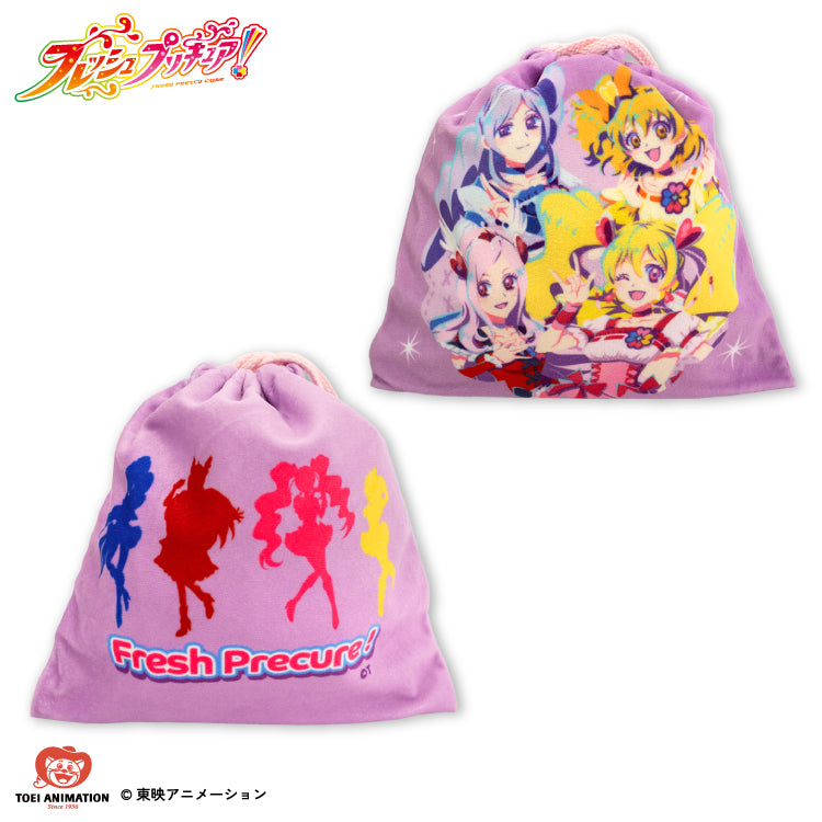 【予約販売】フレッシュプリキュア! コラボ 巾着(M)