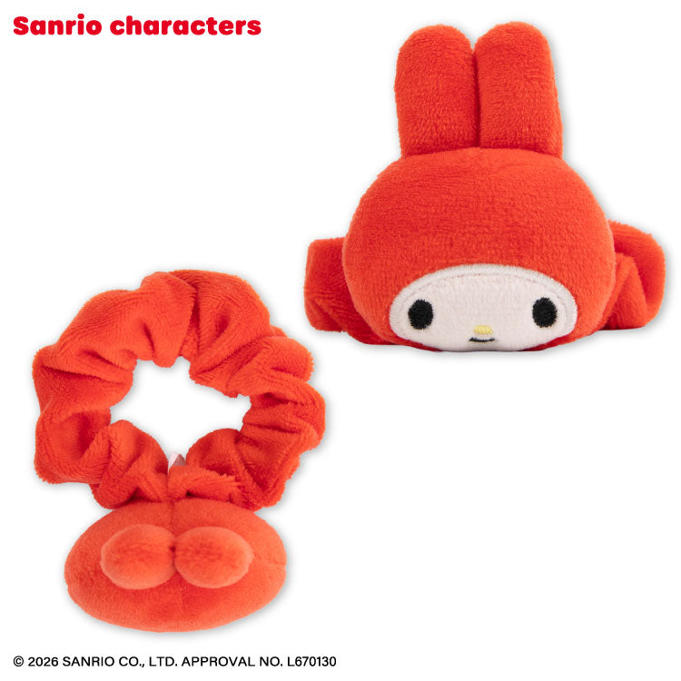 予約商品】サンリオキャラクターズ レトロデザイン ぬいぐるみヘアゴム