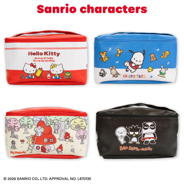予約商品】サンリオキャラクターズ レトロデザイン バニティポーチ