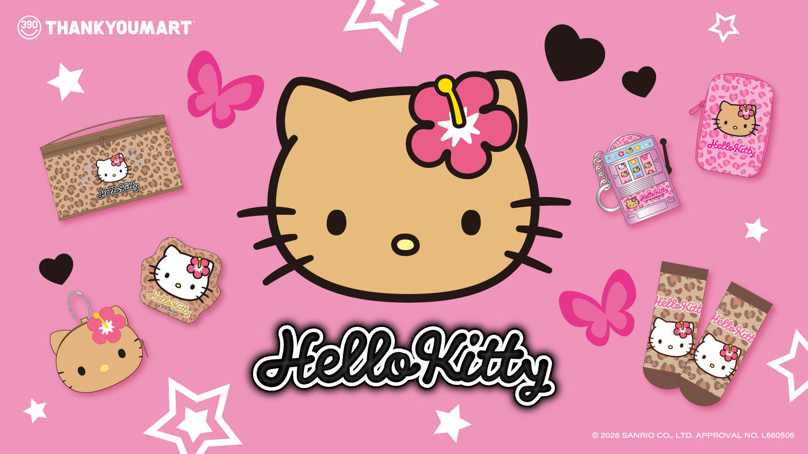 平成ギャル”モチーフの「ハローキティ」限定アイテムが新登場