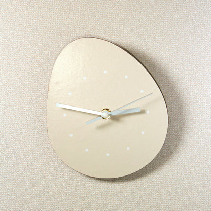 オリジナルウェーブウッド掛け時計